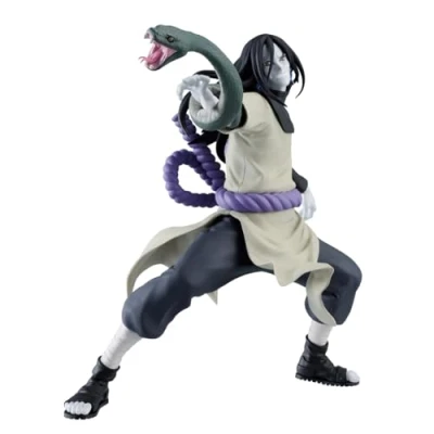 Imagen de Banpresto Figura de Acción Orochimaru Naruto Shippuden, Vibration Stars 15 cm, BP89926P Multicolor, Coleccionable, Optima para los fanaticos del Anime