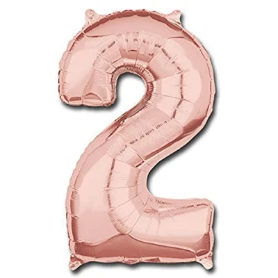 Imagen de Mid Size Number 2 Rose Gold