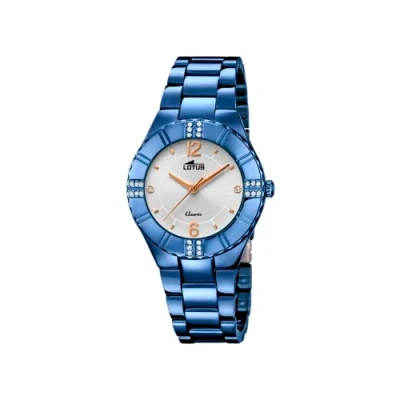Imagen de Reloj Lotus para Mujer 18247/3 Outlet Caja de Acero Inoxidable 316l Azul Correa