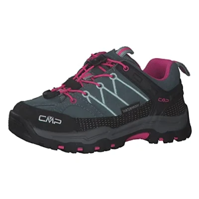 Imagen de CMP Kids Rigel Low Trekking Shoes WP, Zapatos para Caminar, Mineral Green Purple Fluo, 28 EU