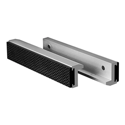 Imagen de 2 fundas magnéticas para banco con mordaza de tornillo proteger mordazas universales y suaves, protector metal (2 piezas 150 mm)