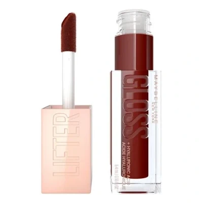Imagen de Maybelline New York Lifter Gloss Candy Brillo de labios, fórmula hidratación duradera con ácido hialurónico, antiadherente, 028, arce
