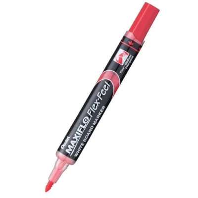 Imagen de Marcador Maxiflo Flex Feel de punta flexible para pizarra blanca. Color rojo.