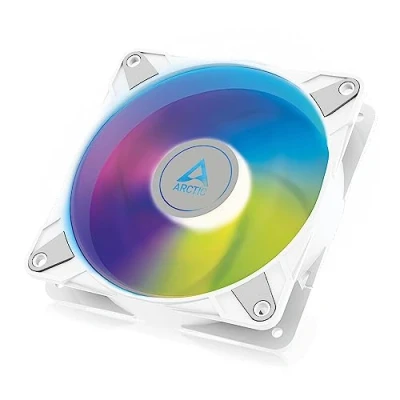 Imagen de ARCTIC P12 PWM PST A RGB Ventilador PC 120mm, Fan de Caja optimizado para la presión estática, Semipasivo: 2002000 RPM (0