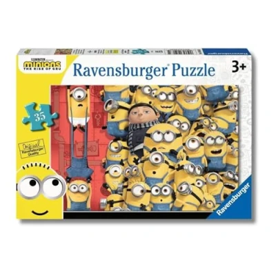 Imagen de Ravensburger Puzzle: Minions, Minion, Puzzle 3 Años o Más, Puzles Niños Años, Rompecabezas Niños, Puzzle, Regalo Niño Jigsaw 35 Piezas