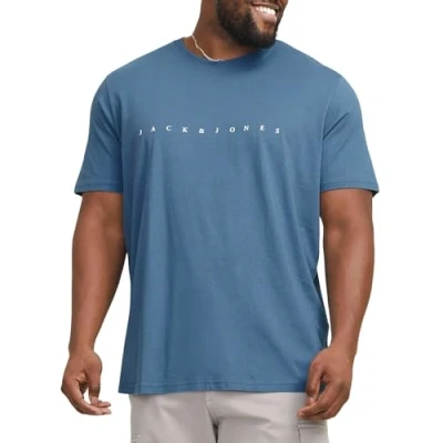 Imagen de Jack &amp; Jones PLUS SIZE LOGO Camiseta estampada, Hombre, Talla: 5XL, Oceanview