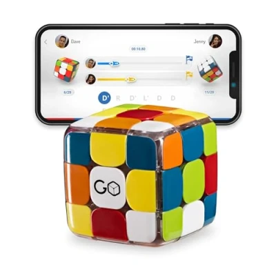 Imagen de GoCube Edge, Cubo electrónico con conexión Bluetooth, de Velocidad 3 x 3 galardonado, Inteligente e Interactivo aplicación. Rompecabezas Stem aplicación Gratuita