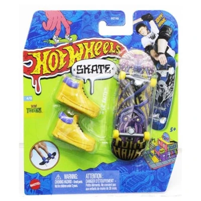 Imagen de Hot Wheels Skate Tony Hawk HW Things 4/9 A Lil&#039; Batty Fingerboard Toy HVJ77 Edades 5+