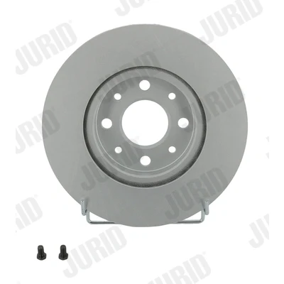 Imagen de JURID 561861JC Disco de freno 257 20 4 98 ventilado revestido con tornillos FIAT: Punto II Hatchback, Doblo I Familiar, Cargo, LANCIA: DELTA 2