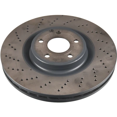 Imagen de FEBI BILSTEIN 171485 Disco de freno Eje delantero 344 32 5 112 perforado/ventil. int. revestido altamente carbonizado MERCEDES BENZ: CLS Coupé