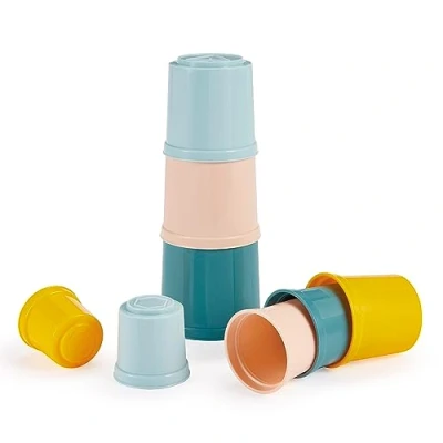 Imagen de Ecoiffier Torre de Vasitos Apilables, Colores Pastel, Motricidad fina, Para Niños Niñas a Partir los 6 Meses (7600007911)