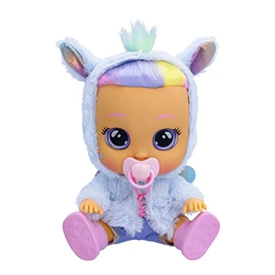 Imagen de BEBÉS LLORONES Dressy Fantasy Jenna, Muñeca Interactiva que Llora de Verdad con Pelo a Peinar, Ropa para Vestir y Accesorios, Juguete Regalo niños niñas +1 Año