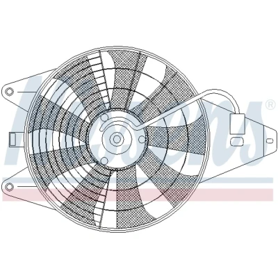 Imagen de Ventilador, refrigeración del motor NISSENS 85375