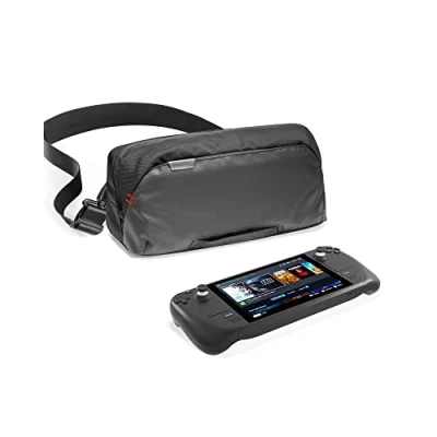 Imagen de tomtoc Funda de Transporte para Consolas Steam Deck/ROG Ally/ROG Ally X /Steam Deck OLED/Legion Go y Accesorios, Bolsa Protectora Adaptador CA, Ligera Viaje Uso Diario, Regalos