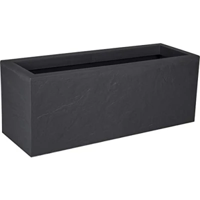 Imagen de EDA Volcania&#039;Up Balcón de Pared Simple (25 L, 59 x 19,5 22,8 cm), Color Gris Antracita