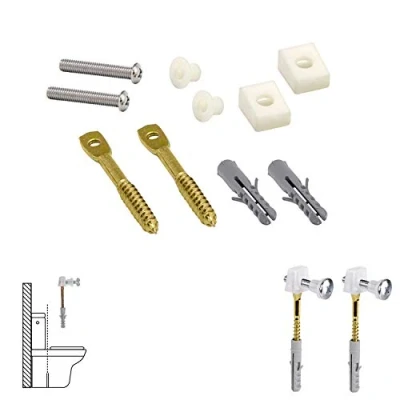 Imagen de Kit sanitario fijación wc horizontal 5x70 mm. (2 piezas)