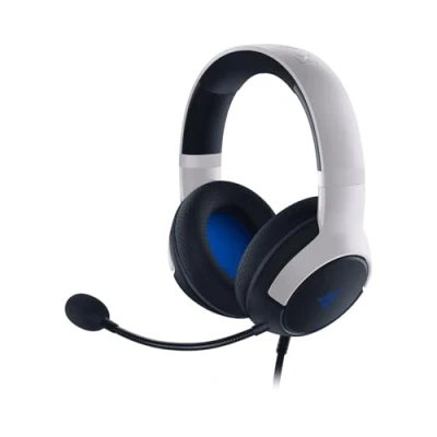 Imagen de Auriculares gaming Razer Kaira X, Para PS4 y PS5, Con cable, Blanco Negro