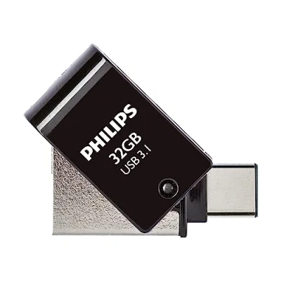 Imagen de Philips USB Flash Drive 2 in 1 32GB, USB3.1, C