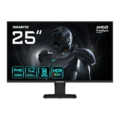 Imagen de Gigabyte GS25F2 Monitor Gaming 25&quot; FHD 1920 x 1080, 200Hz, 1ms, 300 CD/m², Display HDR 10, HDMI 2.0, DisplayPort 1.4