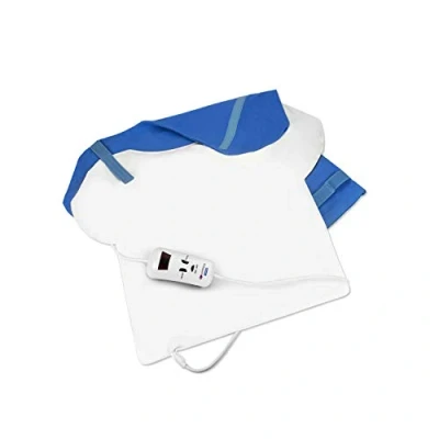 Imagen de Almohadilla Eléctrica Cervical, Dorsal y para Hombros con Funda Tamaño 57x46 cm 120W de Potencia 4 Niveles Temperatura Elaborada en PVC 100% Algodón Pekatherm S40