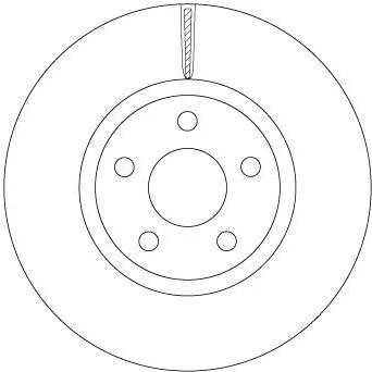 Imagen de TRW DF6810S Disco de freno 300 28 5 108 ventilado barnizado FORD: S Max Mk2