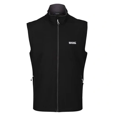 Imagen de Regatta Bradwell III Chaleco Térmico Softshell Resistente Al Viento con Cremallera Bodywarmers, Hombre, Black, M