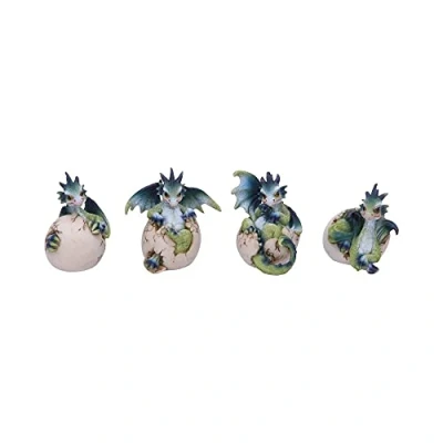 Imagen de Nemesis Now Hatchlings Emergence Figura Decorativa (4 Unidades, 8 cm), diseño de libélulas