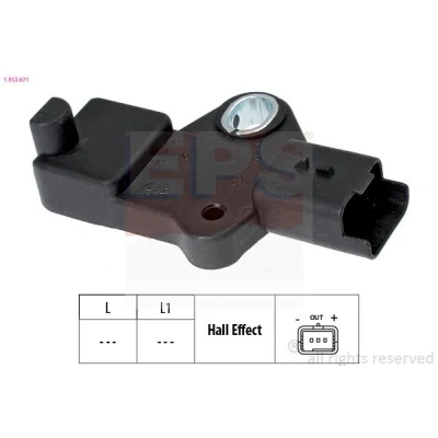 Imagen de EPS 1.953.671 Sensor de Cigueñal PEUGEOT: 807, 407 Berlina, 308 I Hatchback, CITROËN: C4 Picasso 1, C5 3, Grand Picasso, FORD: Kuga Mk1 norauto,