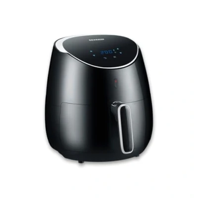 Imagen de SEVERIN freidora de aire caliente XXL con 8 programas automáticos, eléctrica para freír sin grasa, innovador horno forma saludable, negro, FR 2445