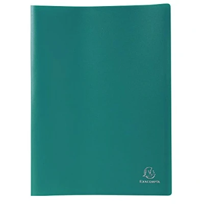 Imagen de Exacompta 8543E Carpeta de 40 fundas PVC, A4, color verde