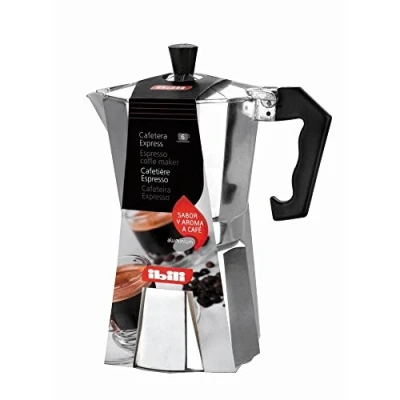 Imagen de IBILI Cafetera express Bahia. 3 tazas, 150 ml, Aluminio