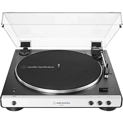 Imagen de Audio Technica LP60XBTWH Giradiscos Automático Estéreo Inalámbrico de Tracción por Correa Blanco