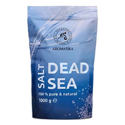 Imagen de Sal del Mar Muerto 1000g (zipper) 100% Puro y Natural Belleza Relajante Sales de Baño Cuidado Cuerpo Relajación Muscular Buen Sueño Aromaterapia