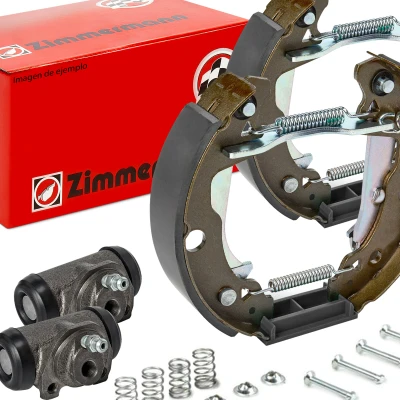 Imagen de ZIMMERMANN Kit Z 20990.100.1 frenos, disco de tambor con cilindro freno rueda, Foto correspondiente a la entrega