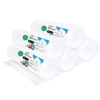Imagen de Rollo Plástico de Burbujas, Burbujas Reciclado para Embalar, Mudanzas, Embalajes y Cajas, Embalaje · m office (100cmx25m, 5 unds)