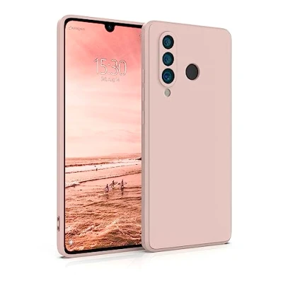 Imagen de MyGadget Funda para Huawei P30 Lite en Silicona TPU Carcasa Slim &amp; Flexible Case Resistente Antigolpes y Anti choques Ultra Protectora Rosa