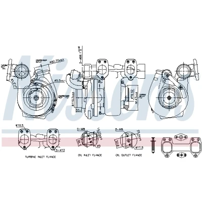 Imagen de Turbocompresor, sobrealimentación NISSENS 93693