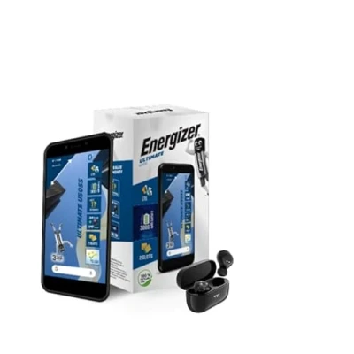 Imagen de Energizer Ultimate U505S Pack de Smartphone + Auriculares (Dual SIM, 3000 mAh, batería Negro Desbloqueado inalámbricos True Wireless TWS40