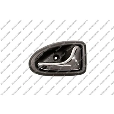 Imagen de PRASCO RN0268401 Manecilla de Puerta interior, Delante, derecha cromo/negro RENAULT: CLIO 2, MEGANE 1 Classic, Scénic