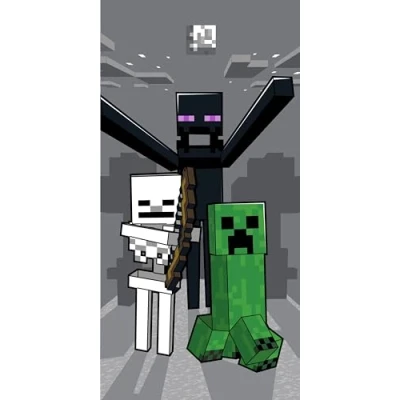 Imagen de Jerry Fabrics Minecraft Mob Attack Toalla de baño (70 x 140 cm)