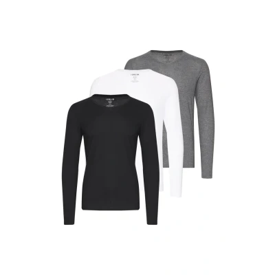 Imagen de Solid Sdbasil 3 PACK Camiseta de manga larga, Hombre, Talla: Small, Multicoloured