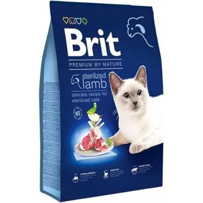 Imagen de BRIT Premium by Nature STERILIZED Dry Cat Food Lamb 8 kg