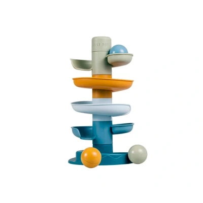 Imagen de Circuito de Bolas Espiral Azul