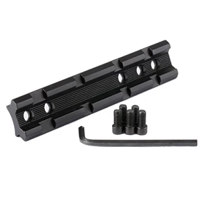 Imagen de Dophee La Caza de 20 mm Ajustable tejedor Picatinny Rail Adaptador convertidor Base del Montaje Alcance