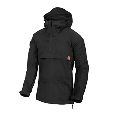 Imagen de Helikon Tex Hombre Woodsman Anorak Chaqueta Negro tamaño 3XL (EU) / XXL (US)
