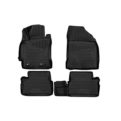 Imagen de Element 3D Alfombrillas Interior de Coche a Medida TPE Toyota Auris II (E180), 2012 2018 Station Wagon, Familiar, Europe, 4 pcs.