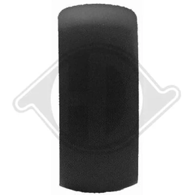 Imagen de espejo retrovisor Diederichs 3485025 izquierda negro graneado para ajuste manual espejo, convexo, completo FIAT: Doblo I Familiar