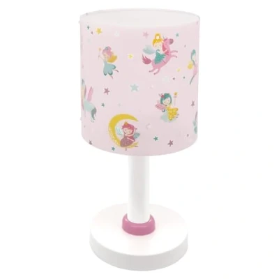 Imagen de Dalber Lámpara Infantil De Mesa o Mesita Fairy Dreams Hadas Rosa