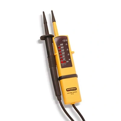 Imagen de Martindale VT12 Probador de voltaje y continuidad dos polos, color amarillo
