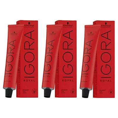 Imagen de Schwarzkopf Tinte igora Royal 700 60 ml (3 unidades x 60ml)